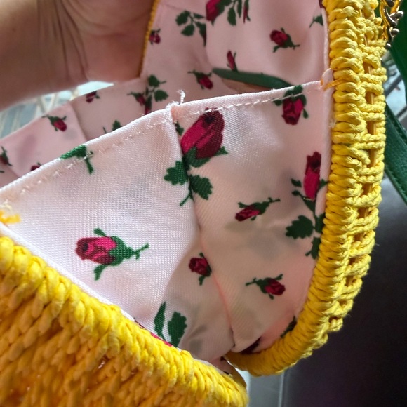 Pineapple straw betsey Johnson crossbody bag - Picture 11 of 11